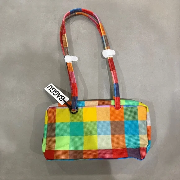 NWT Baggu Madras Bowler bag - Picture 2 of 3